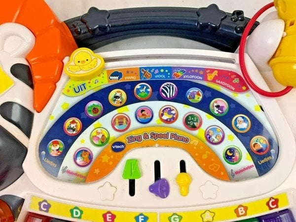 VTech Zing & Speel Piano Zebra met Microfoon babyspeelgoed, Coolsingel 104, 3011 AG Rotterdam, Netherlands, Verzenden, Zo goed als nieuw