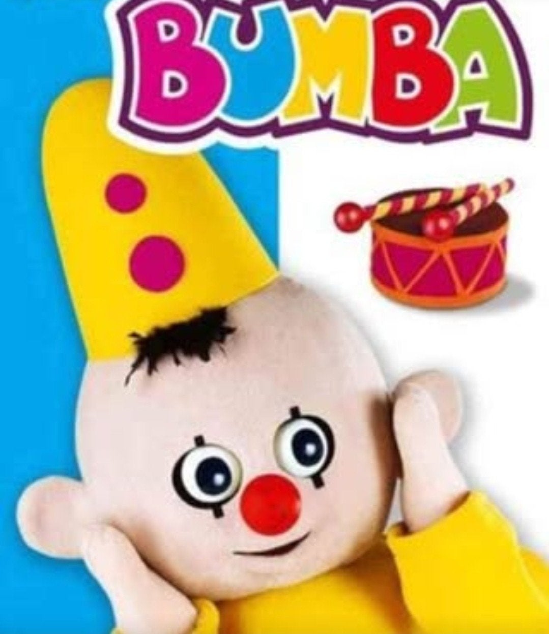Bumba mascotte huren voor feestjes en evenementen, Bumba, Maat 46/48 (XL) of groter, Ophalen of Verzenden, Overige thema's