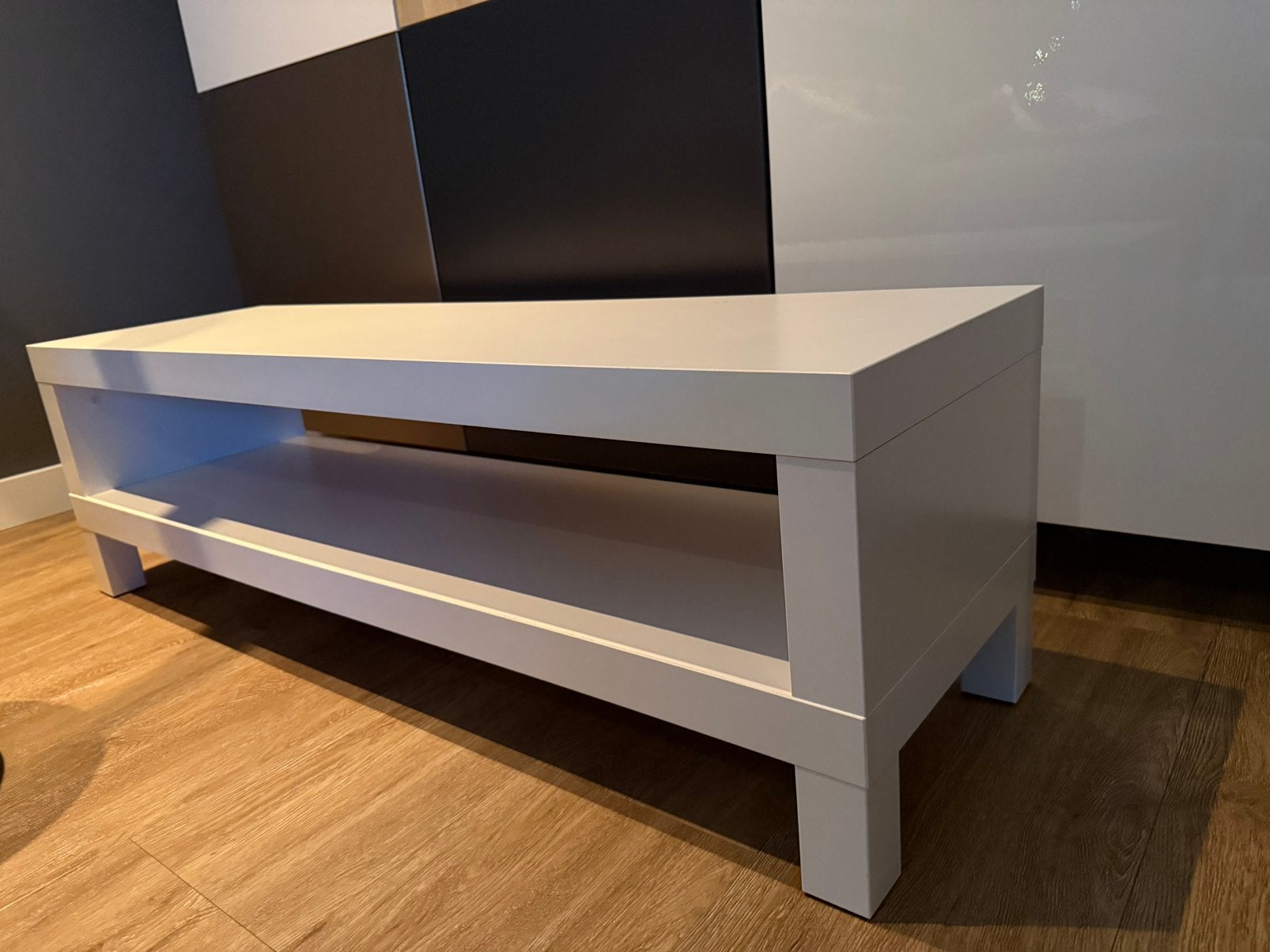 IKEA - LACK tv meubel WIT 120x35x36cm, Ophalen, Gebruikt, 100 tot 150 cm, Minder dan 100 cm