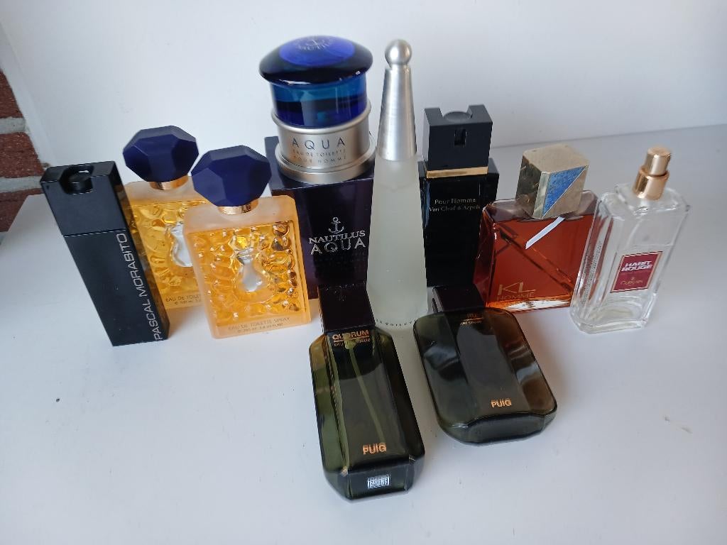 4 verschillende factice/dummy sets : Dali, Rochas, Anna Sui, Verzenden, Gebruikt, Parfumfles