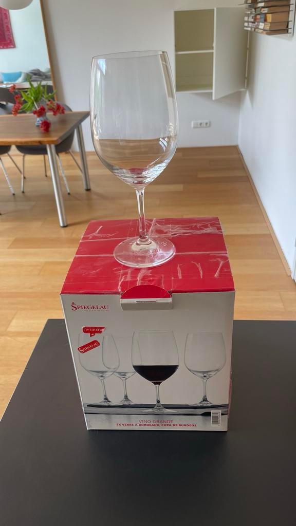 Spiegelau Vino Grande Bordeaux wijnglazen (4 stuks), Nieuw, Ophalen of Verzenden, Overige merken, Glas