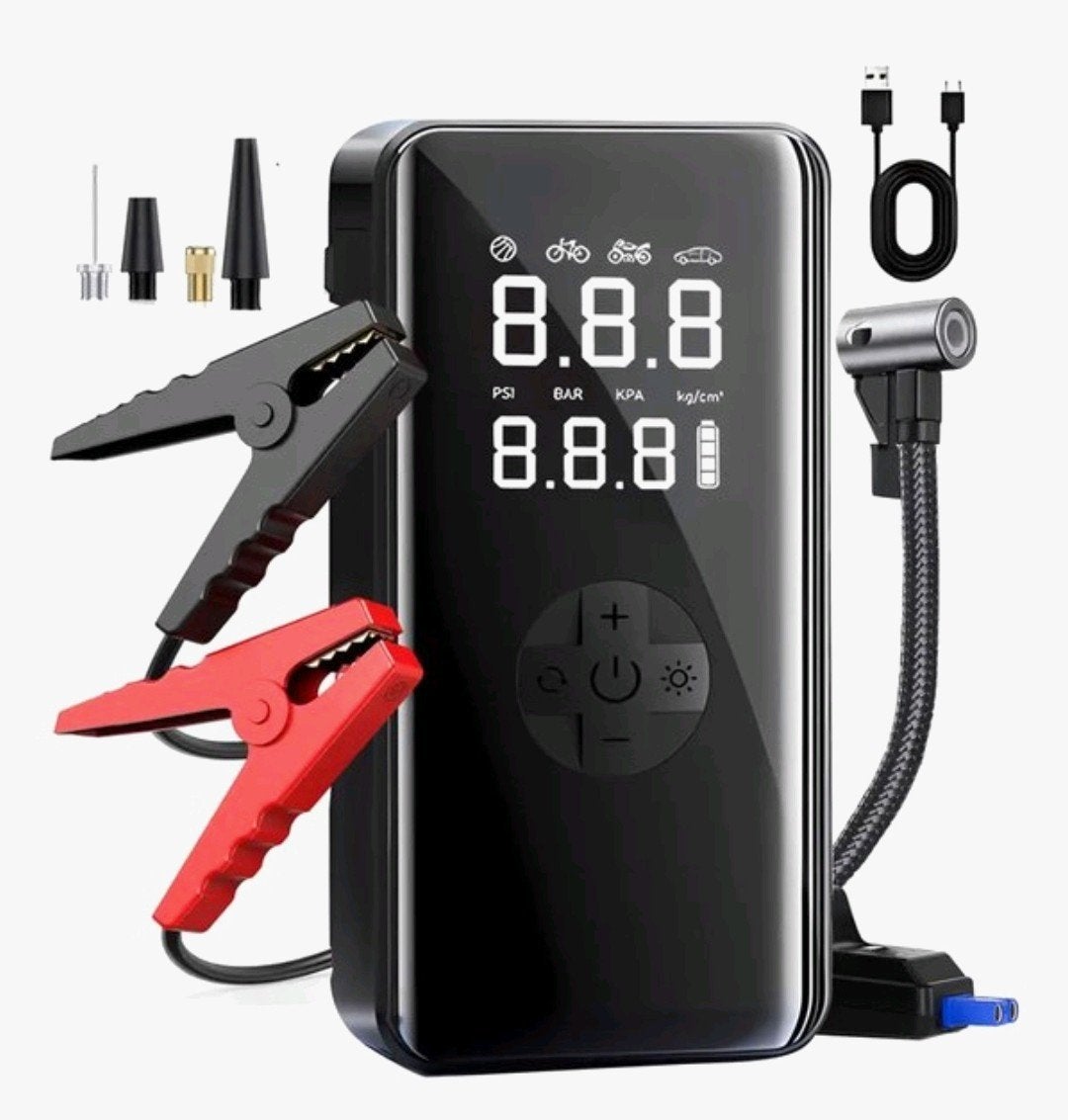 7-in-1 jumpstarter voor auto, camper en motor., Auto diversen, Ophalen of Verzenden, Nieuw