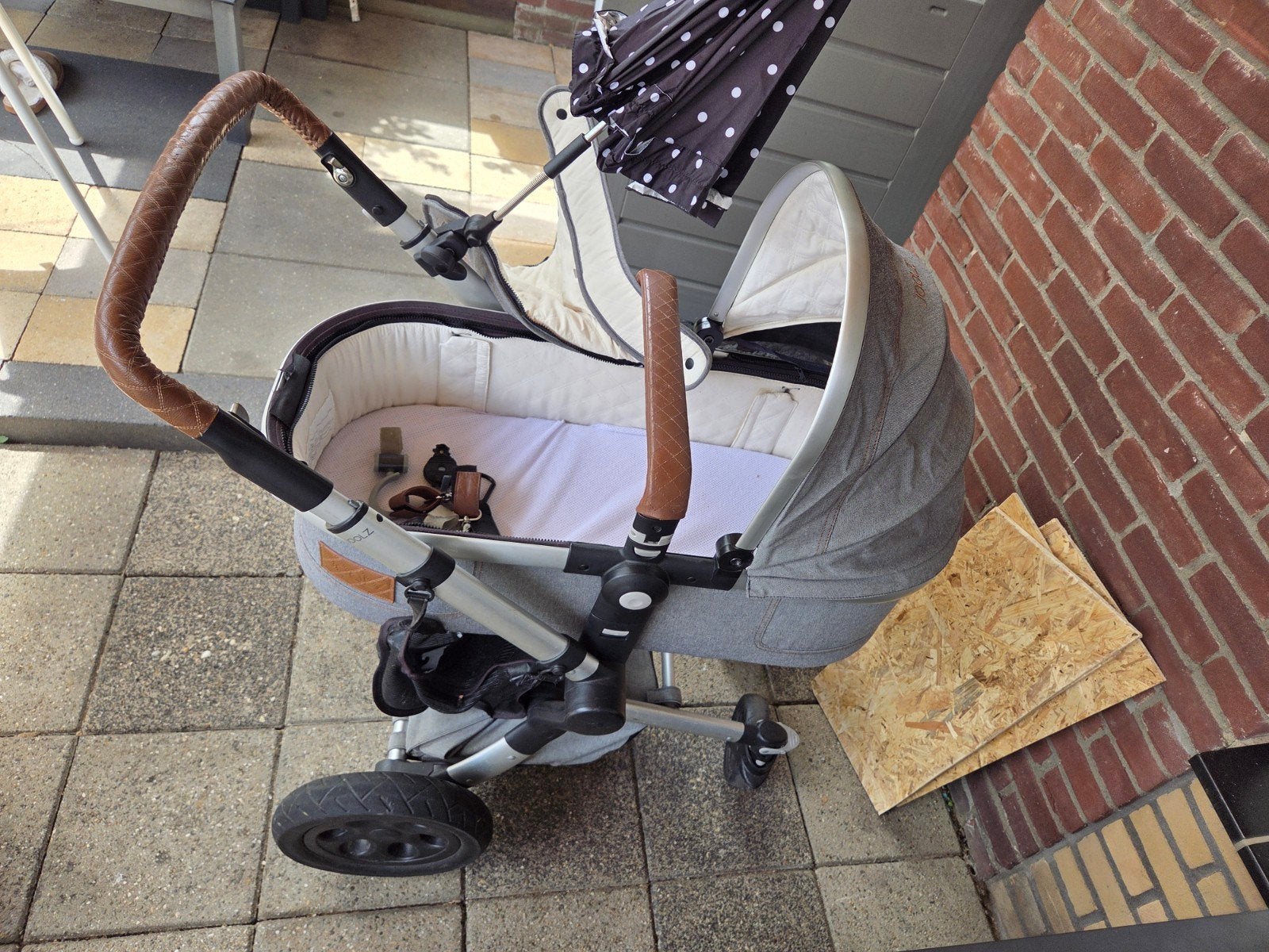 Joolz Day kinderwagen met reiswieg en parasol, Kinderen en Baby's, Kinderwagens en Combinaties, Ophalen, Zo goed als nieuw, Kinderwagen