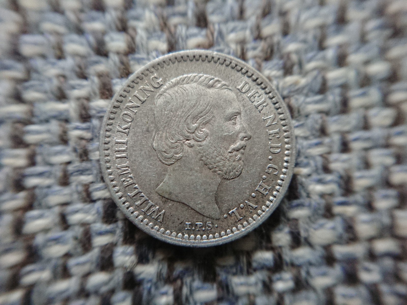 10 cent dubbeltje 1884 Willem III zeer mooie kwaliteit, Ophalen of Verzenden, Koning Willem III, 10 cent