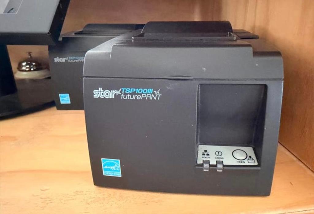 Kassa bonprinter 2x Star Micronics compatibel met lightspeed, Ophalen of Verzenden, Zo goed als nieuw