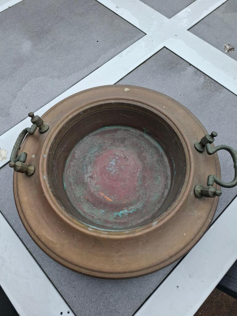 Koperen schaal, Antiek en Kunst, Antiek | Koper en Brons, Ophalen of Verzenden