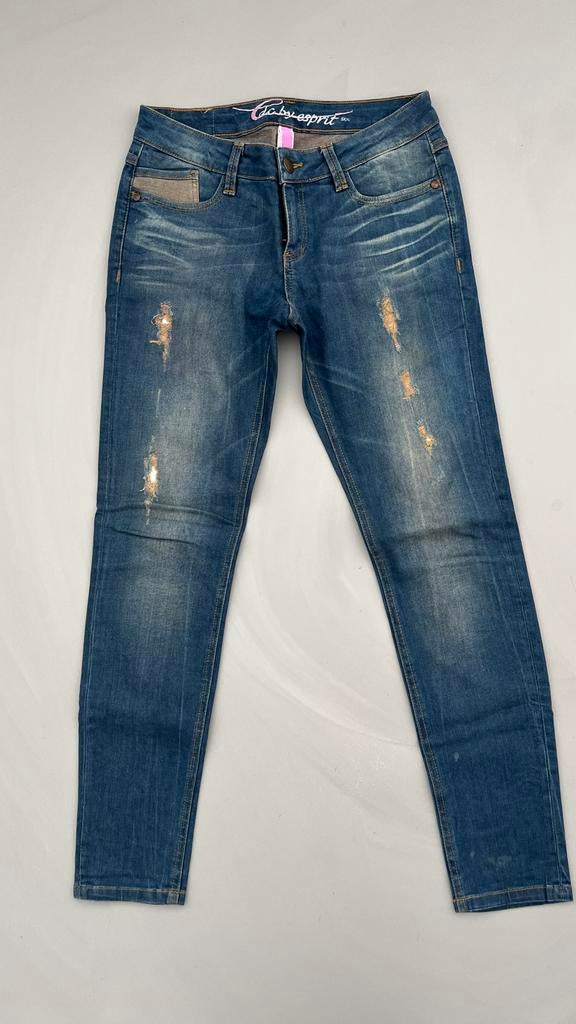 EDC by Esprit Skinny Dames Jeans W29 L30, Kleding | Dames, Spijkerbroeken en Jeans, Ophalen of Verzenden, Gedragen, Blauw, W28 - W29 (confectie 36)