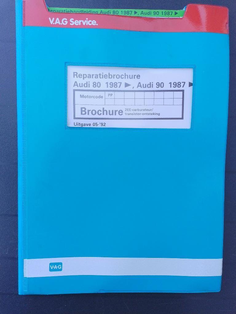 Werkplaatsboek Audi 80 B3 1.6 carburateur ontsteking PP, Ophalen of Verzenden, Gelezen, Audi