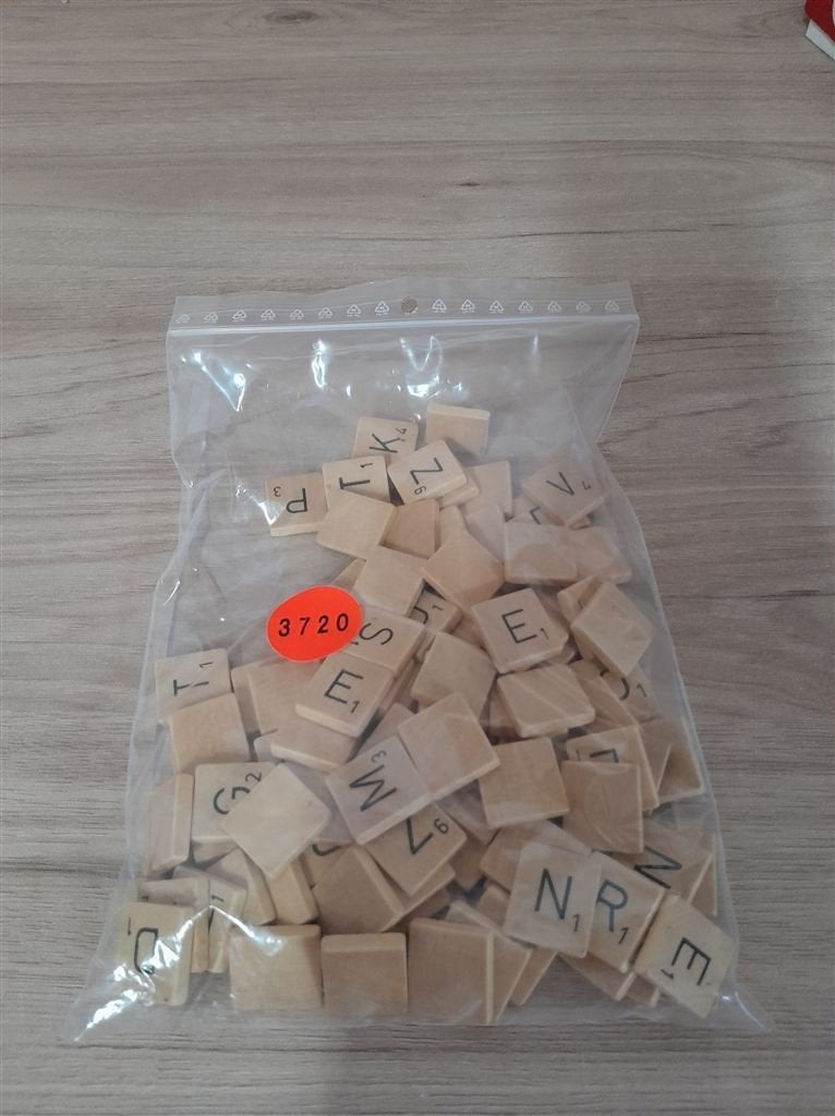 Scrabble houten letters mix - s3720, Verzenden, Zo goed als nieuw