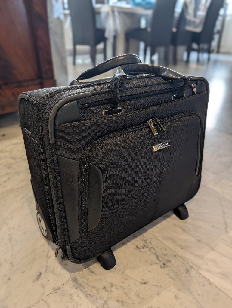 Samsonite XBR Work trolley / Laptop trolley / Travel trolley, Ophalen, Gebruikt, Trolleytas, 17 inch of meer