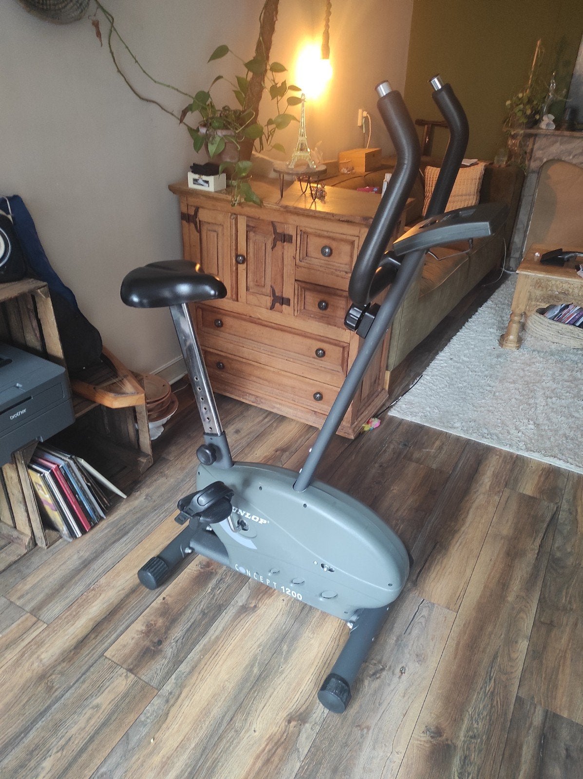 Dunlop Concept 1200 Hometrainer - zonder hartslag kabeltje, Ophalen, Gebruikt, Metaal, Benen