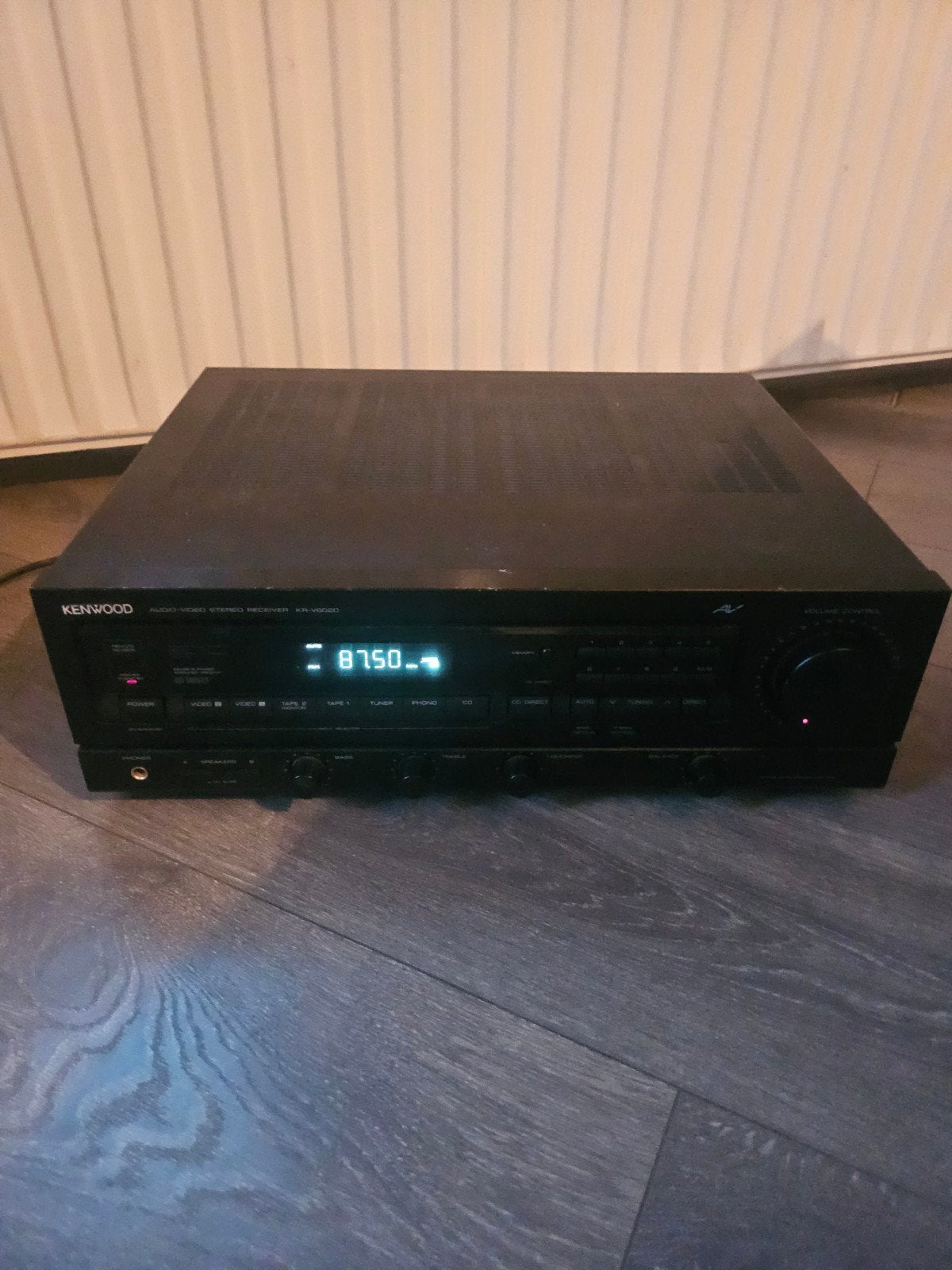 Kenwood KR-V8020 Audio-Video Stereo Receiver, Overige merken, Gebruikt, Ophalen of Verzenden, 60 tot 120 watt