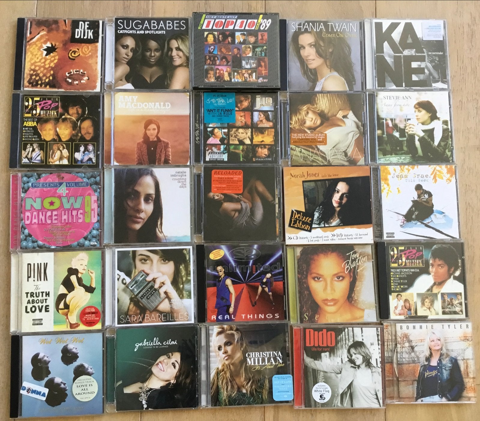 Grote collectie diverse pop- en dance-cd's, Cd's en Dvd's, Ophalen, Gebruikt, Pop, Inclusief doosje