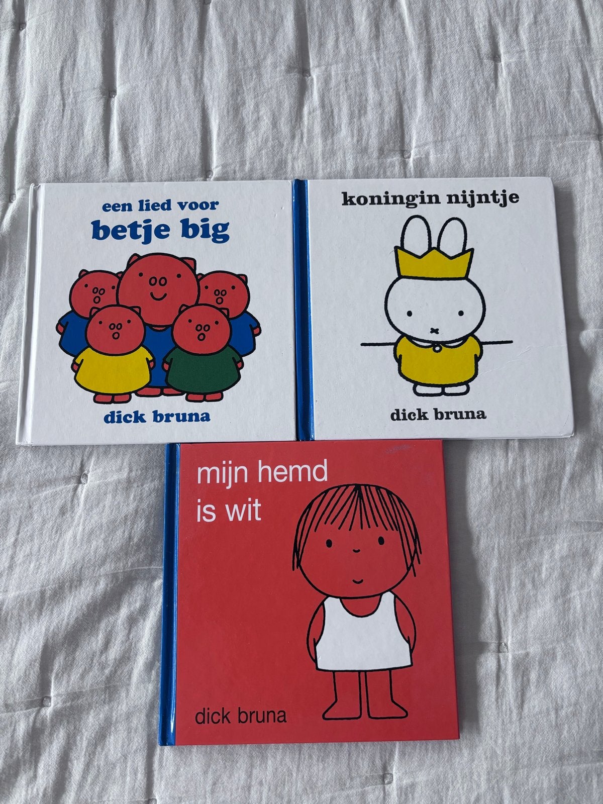 Dick Bruna Boekjes: Nijntje, Betje Big en Mijn Hemd is Wit, Ophalen, Gelezen, 1 tot 2 jaar