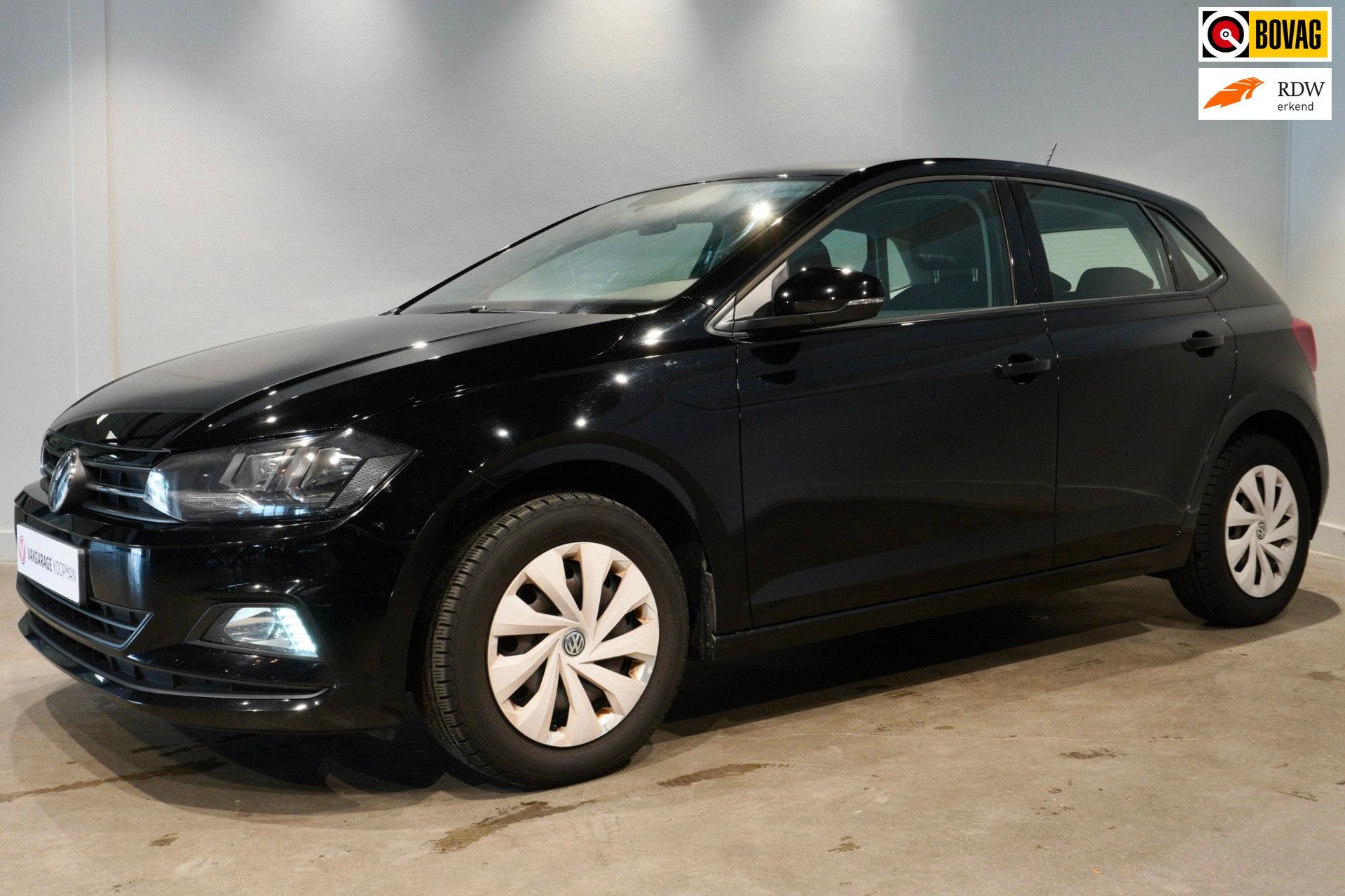 Volkswagen Polo 1.0 MPI Comfortline, Auto's, 1025 kg, Stof, Zwart, Origineel Nederlands