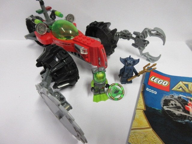 8059 Atlantis, diepzee bodemvoertuig., Ophalen of Verzenden, Zo goed als nieuw, Complete set, Lego