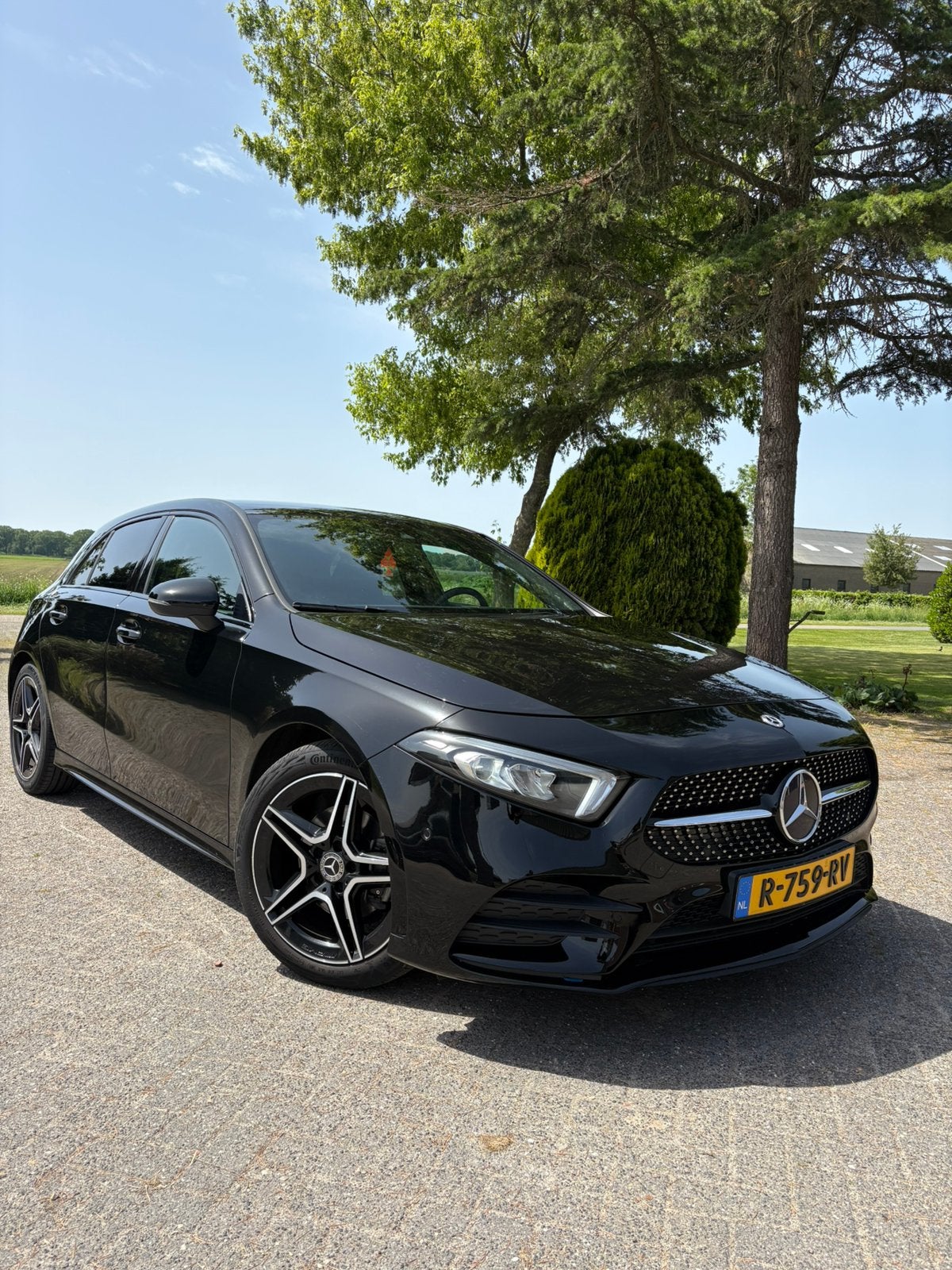 Mercedes-Benz A-Klasse A 180 amg line zwart, Auto's, 136 pk, 680 kg, 4 cilinders, Zwart
