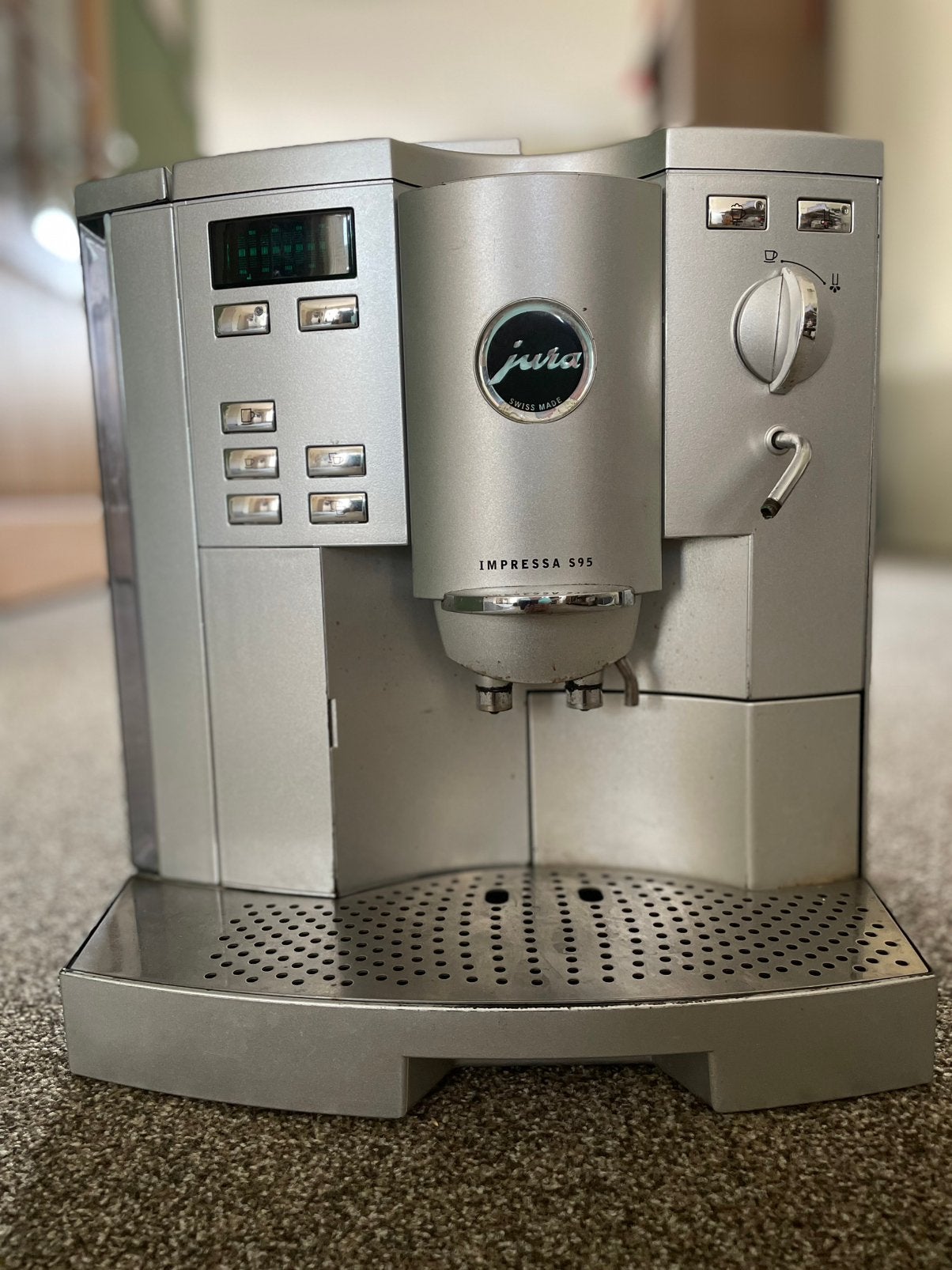 Jura Impressa S95, Witgoed en Apparatuur, Koffiezetapparaten, Ophalen, Afneembaar waterreservoir, Gebruikt, Koffiemachine