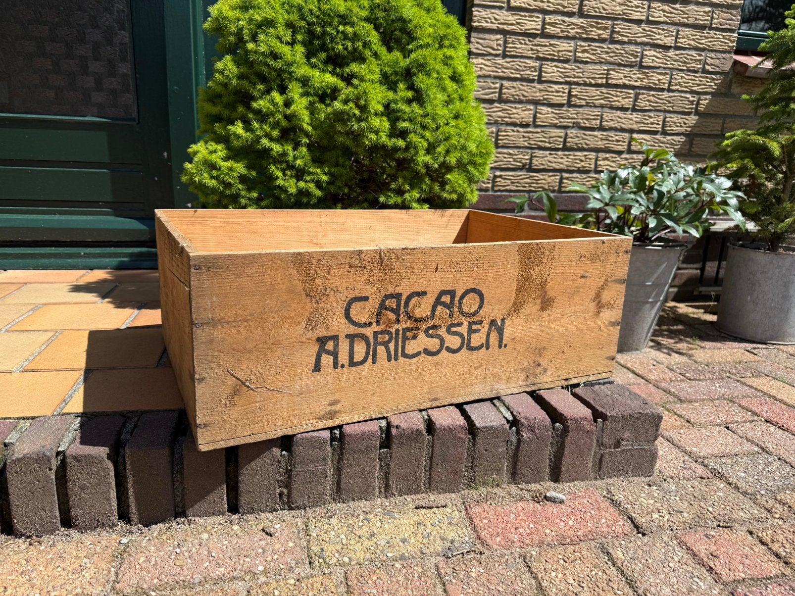 Oude reclame transport kost A. Driessen cacao kruidenier, Verzamelen, Ophalen, Zo goed als nieuw