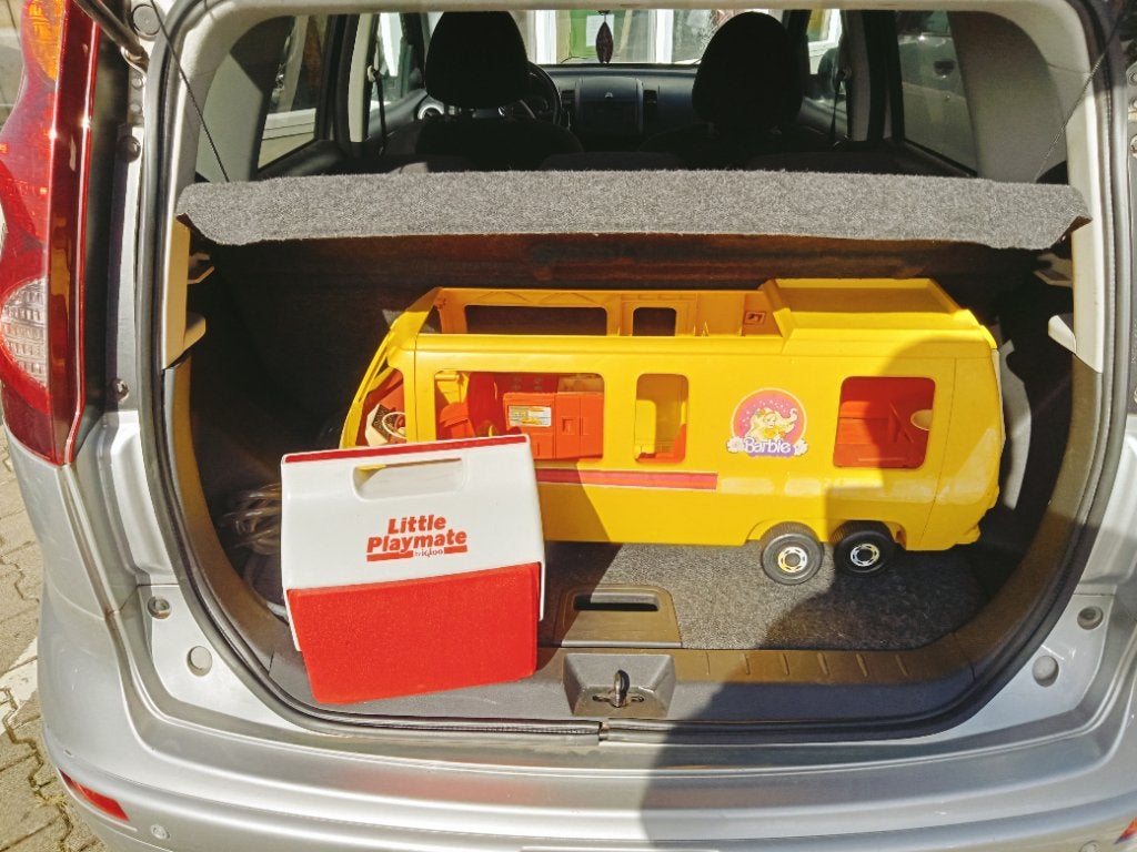 GELE STAR TRAVELER BARBIE CAMPER - 1976 Mattel, Ophalen of Verzenden, Gebruikt, Overige typen
