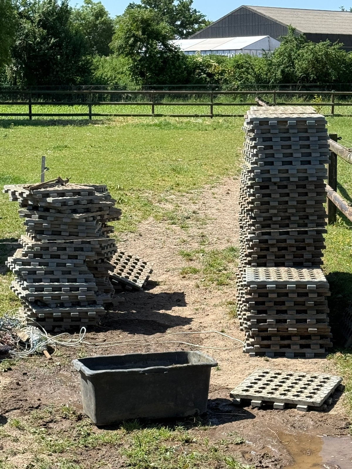 Modderbaas platen 55m2, Ophalen, Overige soorten