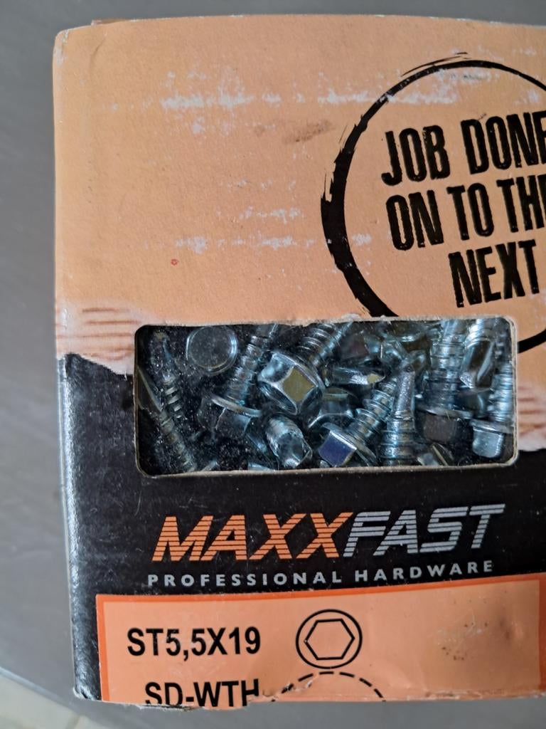 MAXXFAST Schroeven 5.5x19mm - 200 stuks, Ophalen of Verzenden, Nieuw, Minder dan 50 mm, Schroeven