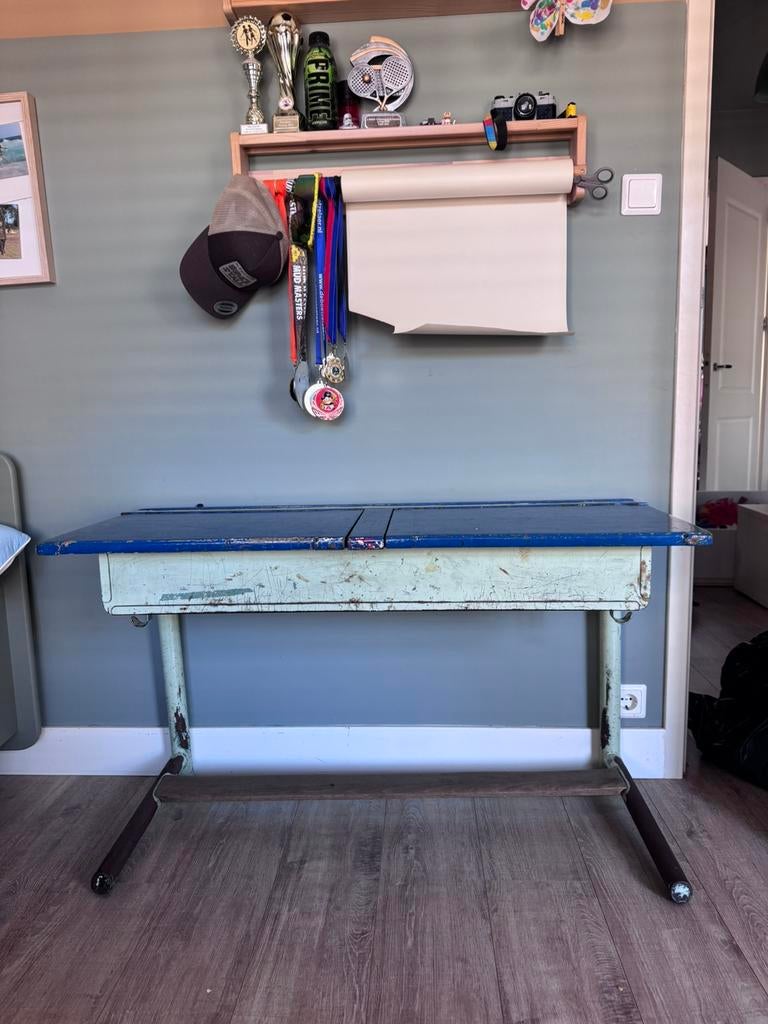 Vintage Kinder Bureau, Ophalen, Opbergruimte, Gebruikt, 110 cm