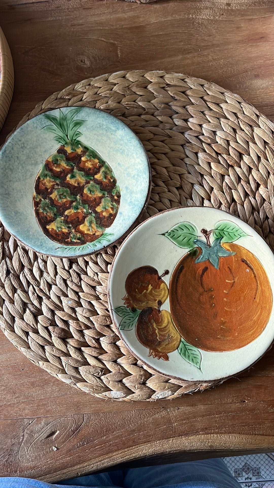 Vintage keramieken sier/wandborden, Antiek en Kunst, Ophalen