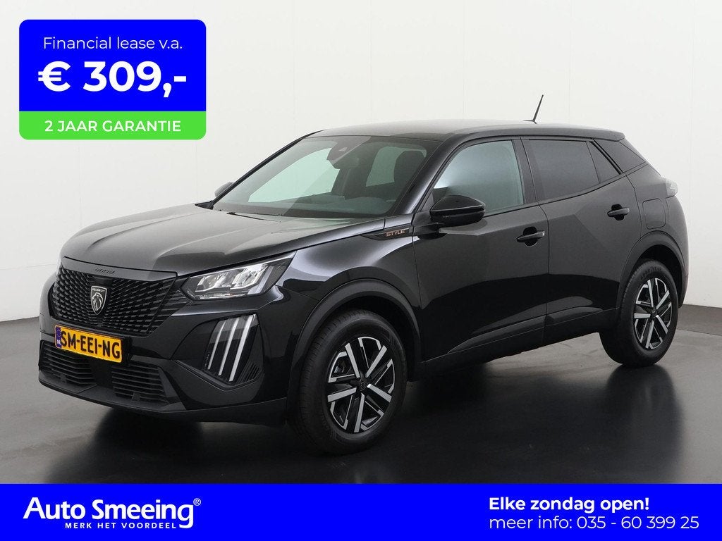 Peugeot 2008 1.2 Hybrid 145 Style | Apple Carplay | Parkeers, Auto's, Peugeot, Stof, Gebruikt, Euro 6, 1199 cc