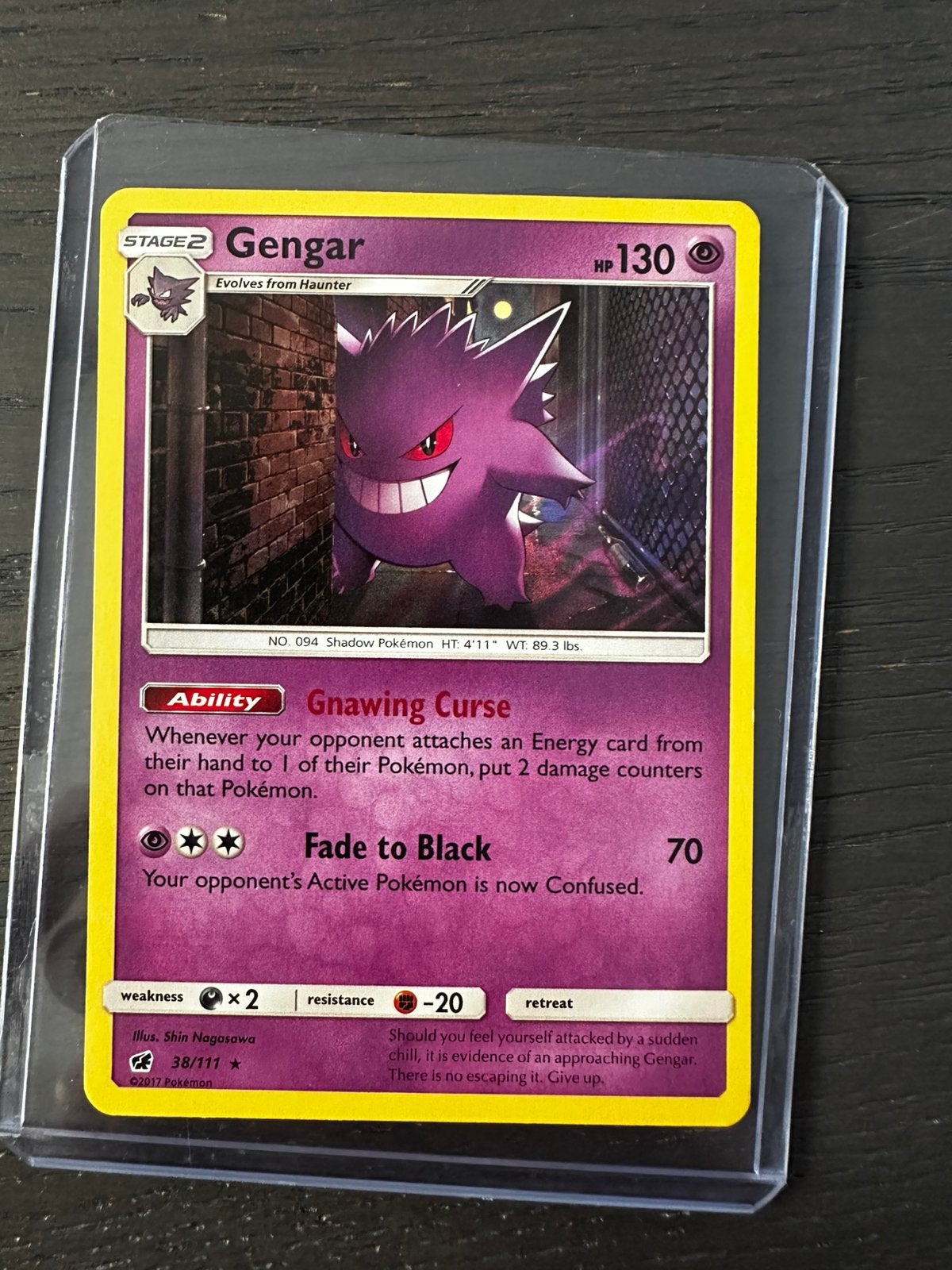 Gengar #38 - Crimson Invasion - Near Mint, Ophalen of Verzenden, Zo goed als nieuw