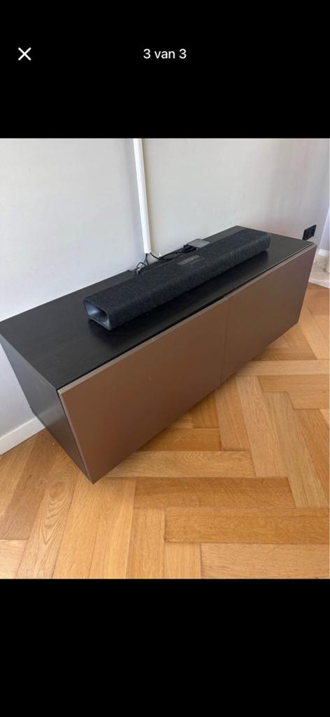 TV meubel 120cm, Ophalen, 50 tot 60 cm, Hard kunststof, Nieuw
