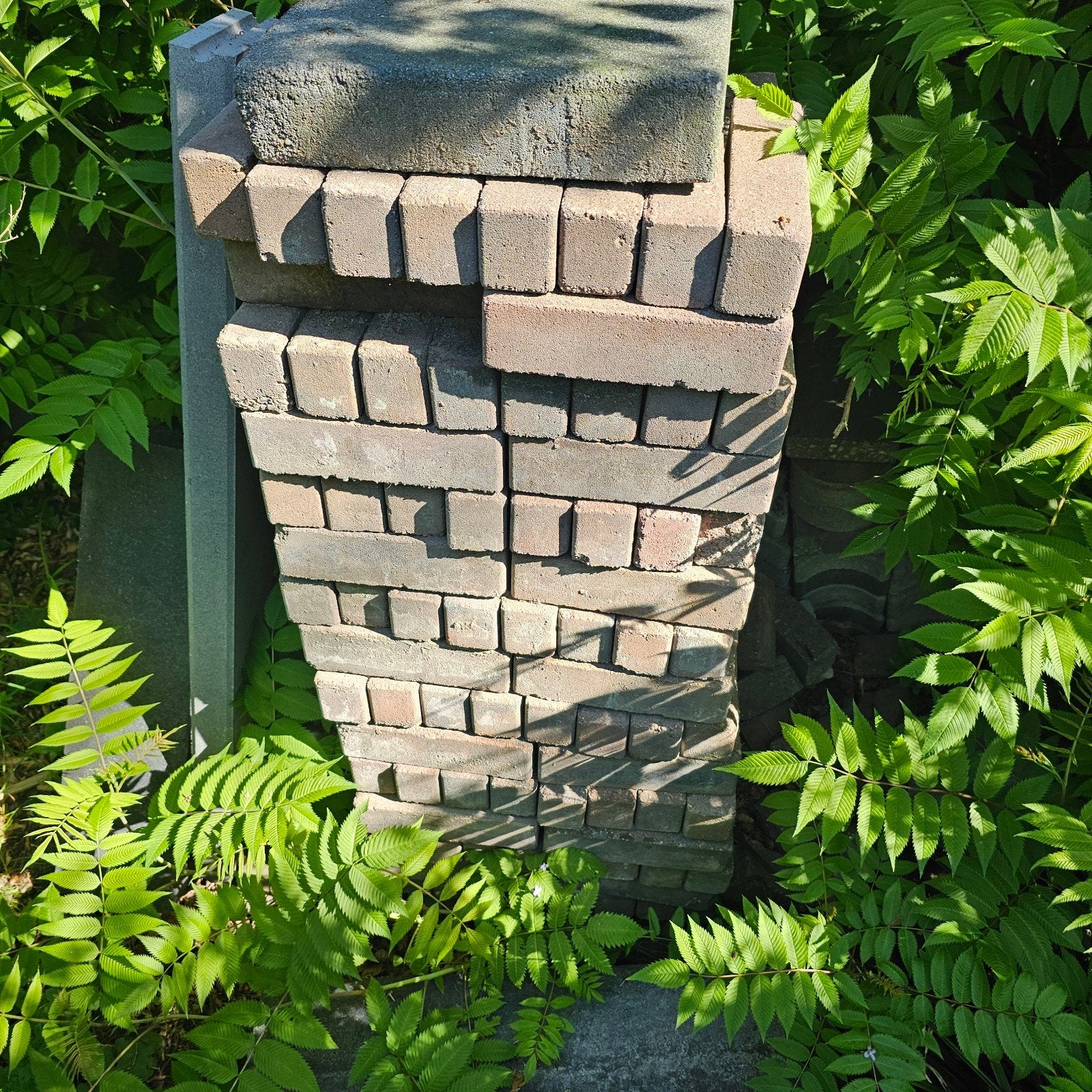 Gratis klinkers, Ophalen, Gebruikt, Beton, Klinkers