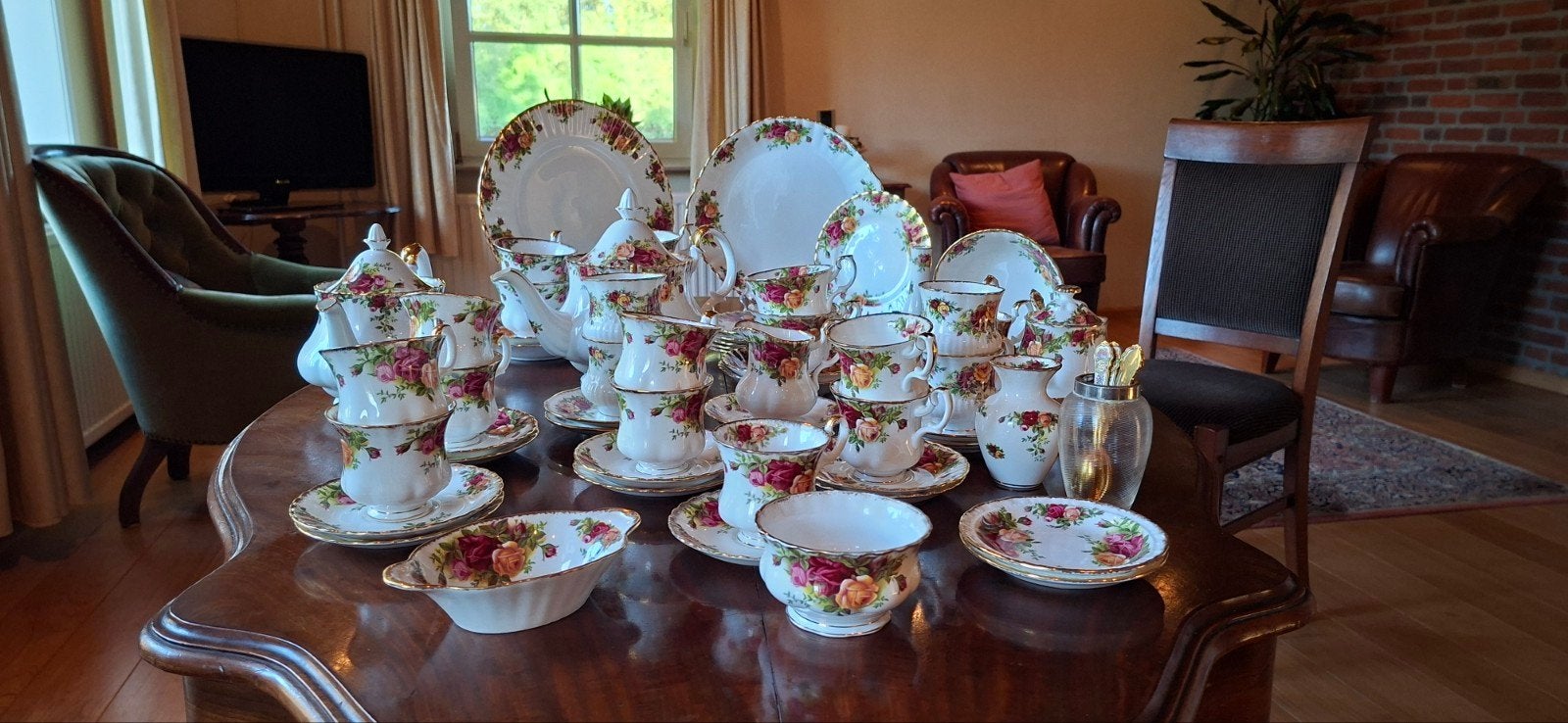 Nooit gebruikt: Uitgebreid Royal Albert Old Country Roses Se, Ophalen of Verzenden
