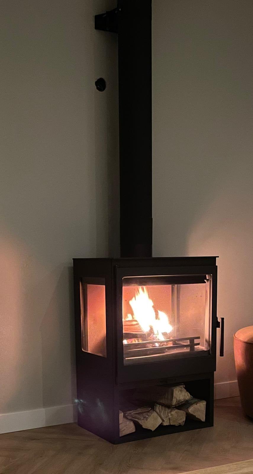 Houtkachel Panadero 3V 7,1Kw, Ophalen, Gebruikt, Houtkachel, Vrijstaand