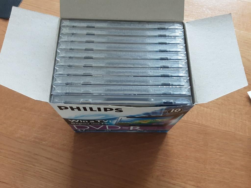 Philips DVD-R Discs - 10 stuks, Ophalen of Verzenden, Nieuw, Dvd