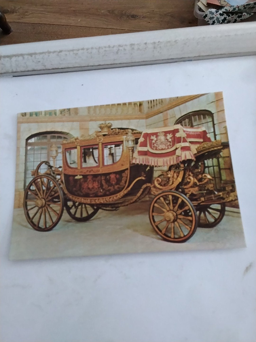 Ansichtkaart: Kroningskoets, Nationaal Koetsmuseum Lissabon, Ophalen of Verzenden
