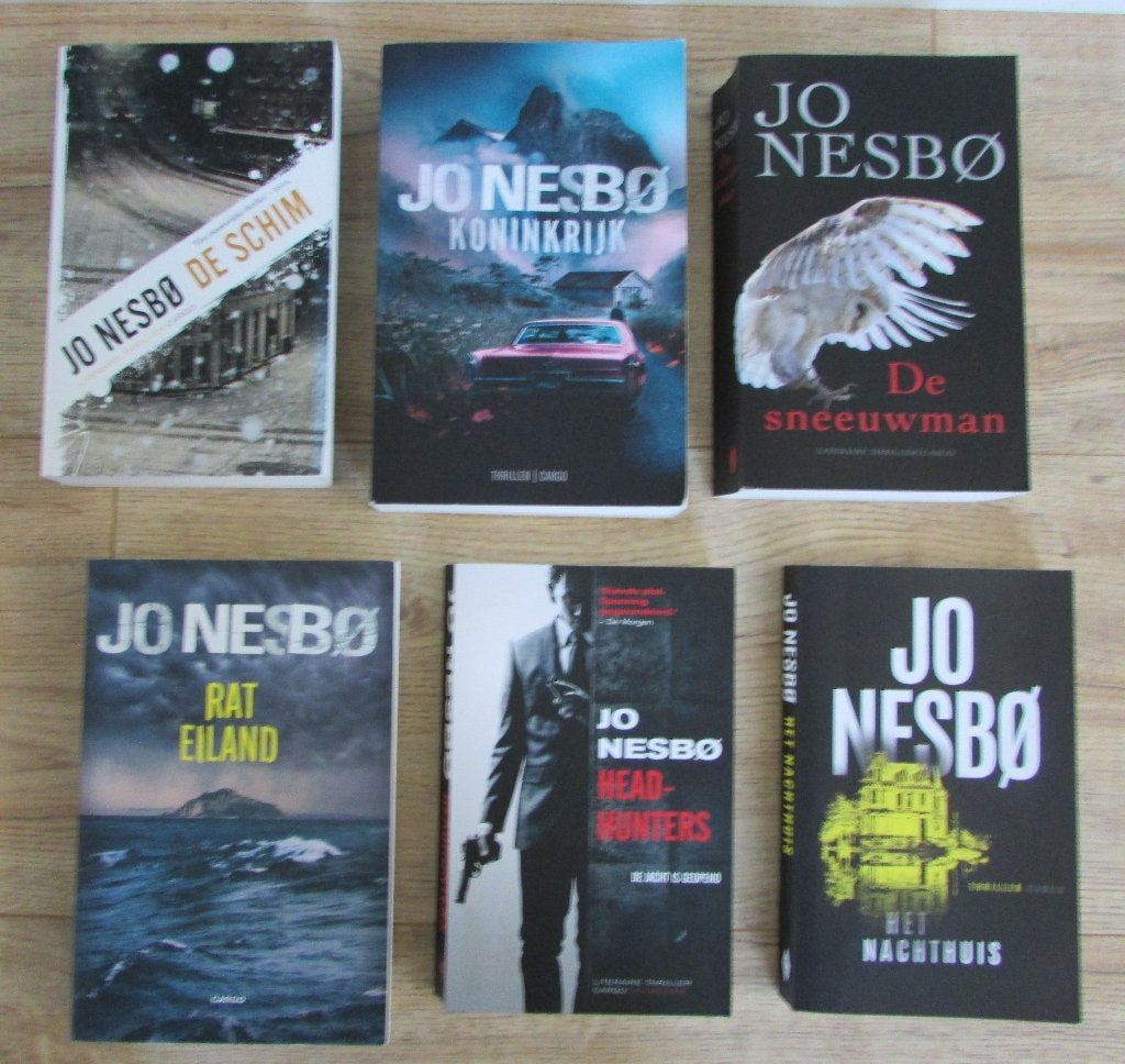 Jussi Adler/Unni Lindell/Håkan Nesser/Lars Kepler/Jo Nesbø, Ophalen of Verzenden, Gelezen, Scandinavië