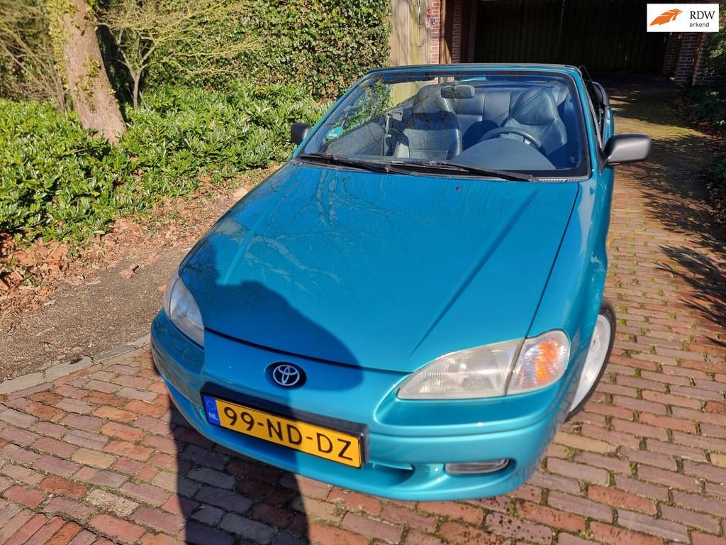 Toyota Paseo Cabrio 1.5i GT ZEER NETTE AUTO!, Auto's, Toyota, 450 kg, Gebruikt, 4 cilinders, Leder