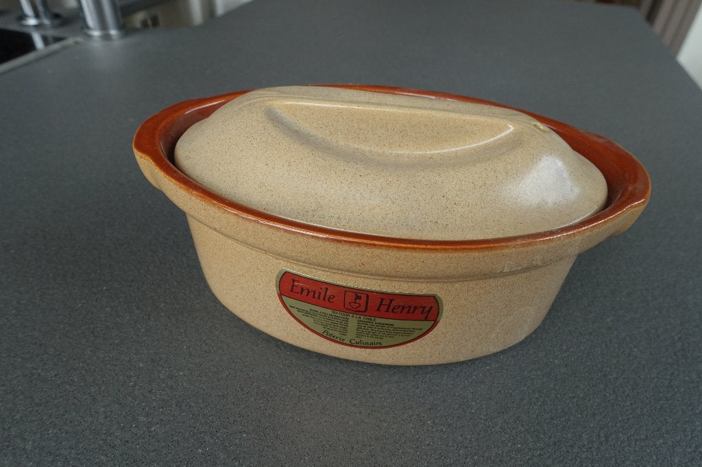 Emile Henry - Tajine Stoofpotje met deksel. Uitstekend!, Huis en Inrichting, Keuken | Potten en Pannen, Verzenden, Zo goed als nieuw