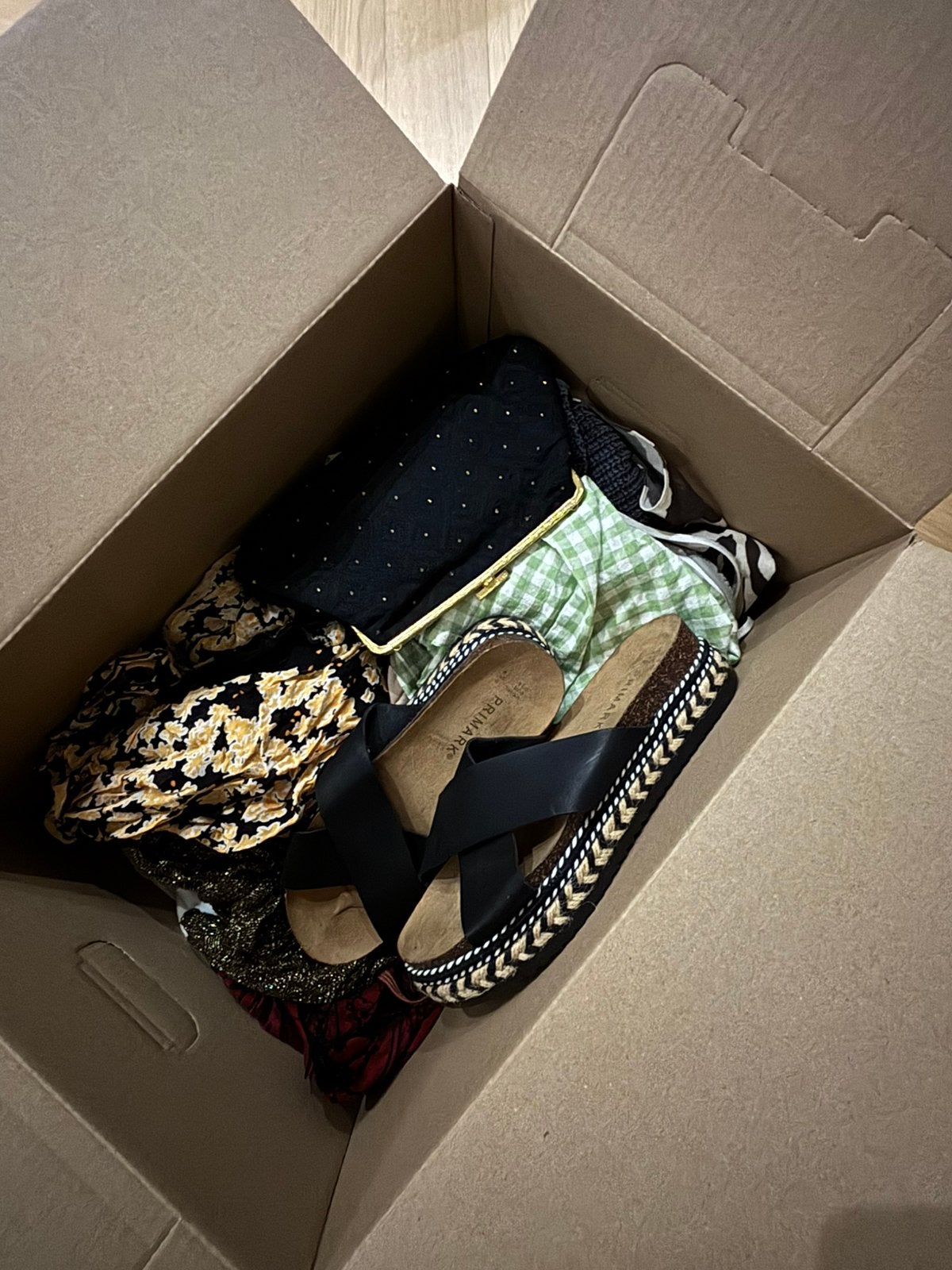 Vintage & tweedehands kledingpakket dames S–L – Box 9, Ophalen of Verzenden, Gedragen, Maat 38/40 (M)
