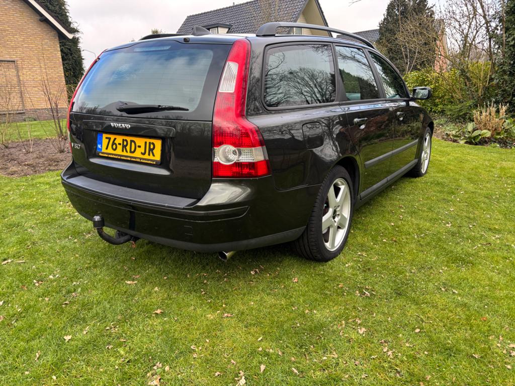 Volvo V50 2.5 T5 2005 Groen, Auto's, Voorwielaandrijving, 700 kg, 2521 cc, Handgeschakeld
