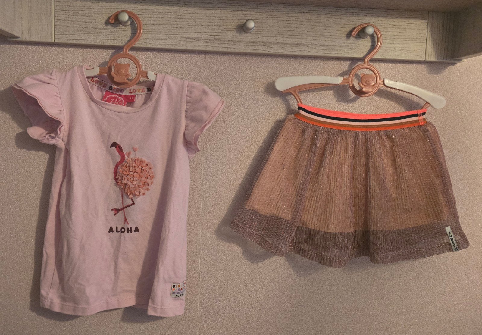 Jubel set maat 92 - Shirt met rokje, Ophalen of Verzenden