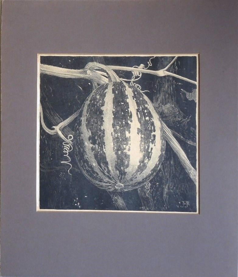 Jan Voerman Jr. litho "Vrucht", met passepartout, Ophalen