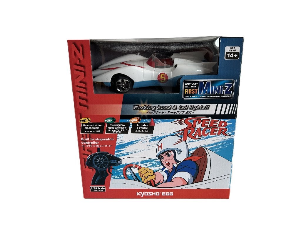 Kyosho First Mini-Z 1:28 Speed Racer GoGoGo, Hobby en Vrije tijd, Nieuw, Ophalen of Verzenden, Auto onroad, Nitro