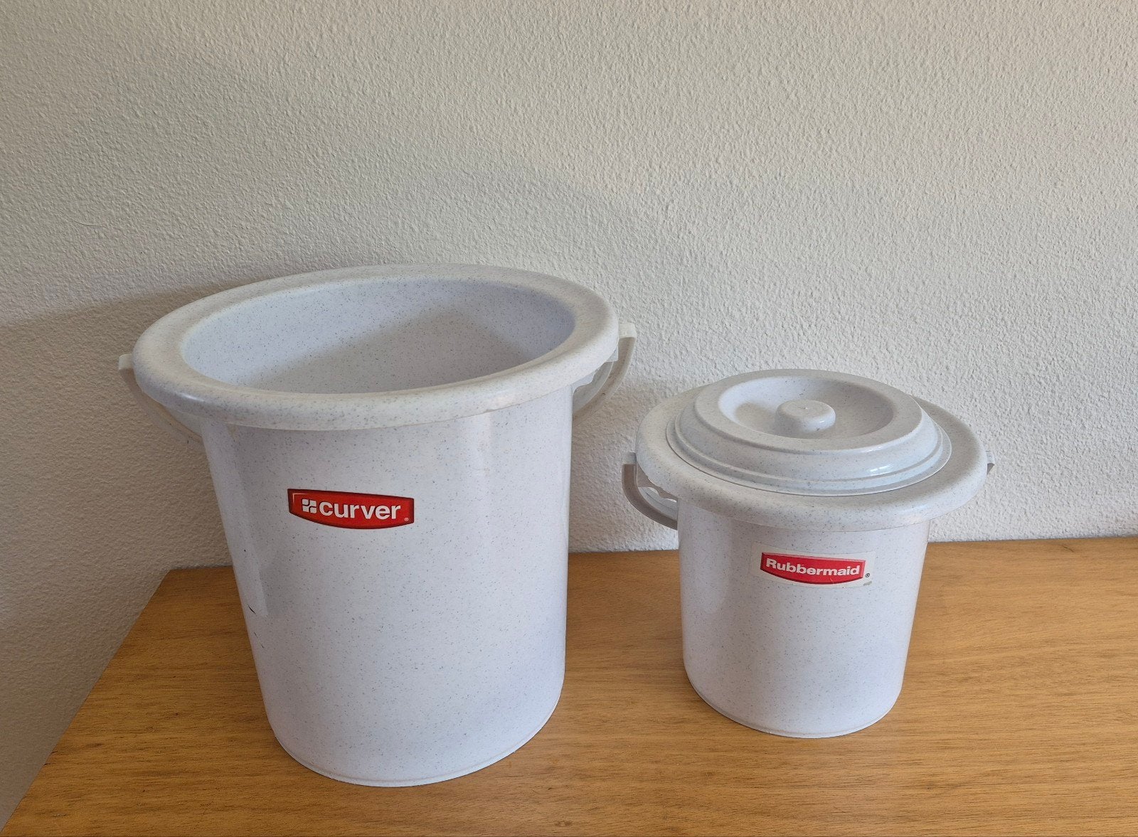 Curver emmer camping 10 l en 5 l met deksel, Ophalen