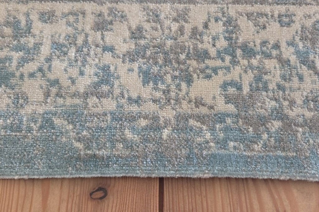 Vloerkleed Cool Vintage LIFA LIVING perzisch grijs blauw, 100 tot 150 cm, 200 cm of meer, Ophalen of Verzenden, Zo goed als nieuw