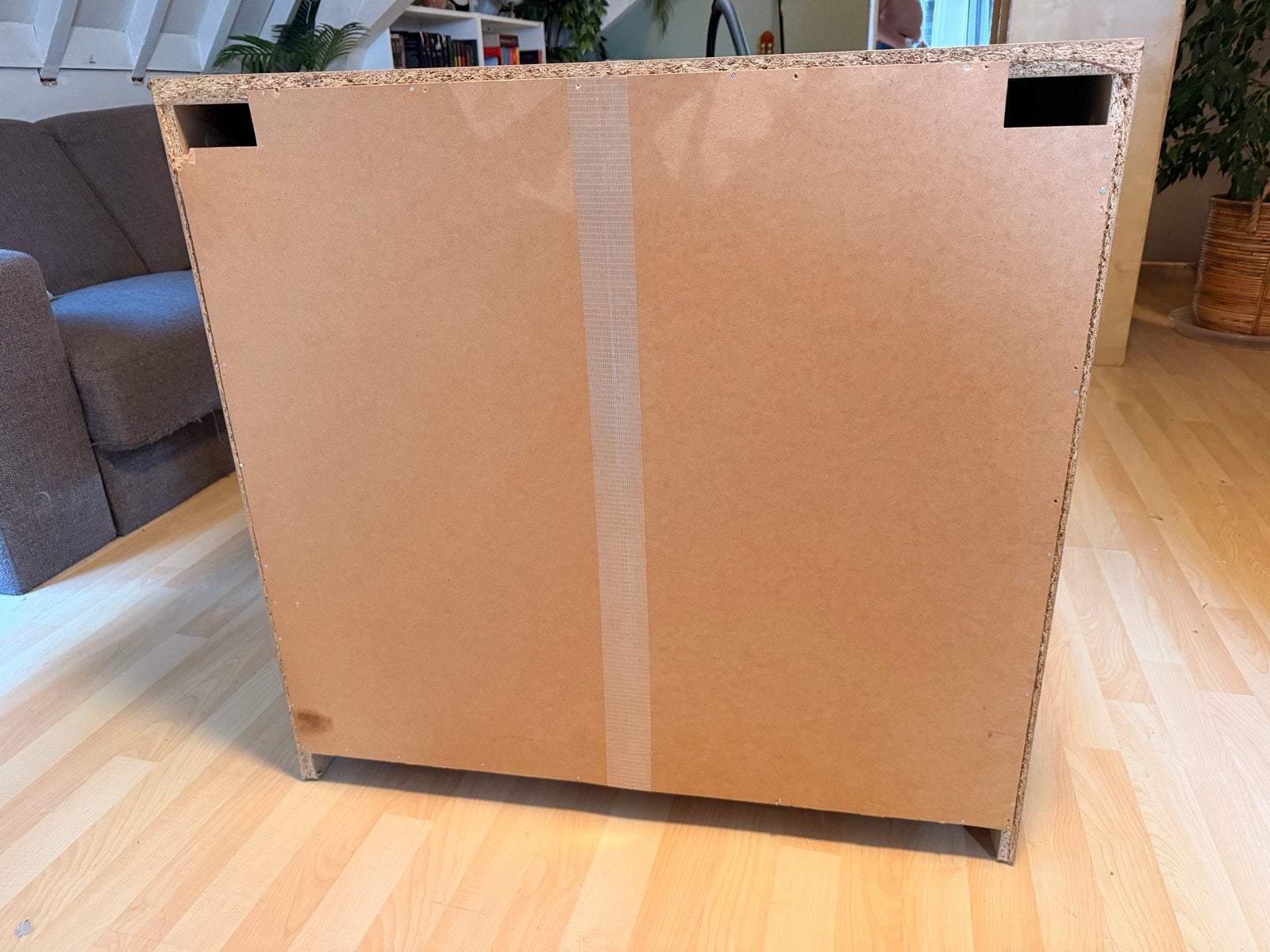 Houten ladekast met 3 laden - Gebruikt, Ophalen, Gebruikt, 3 of 4 laden, 25 tot 50 cm