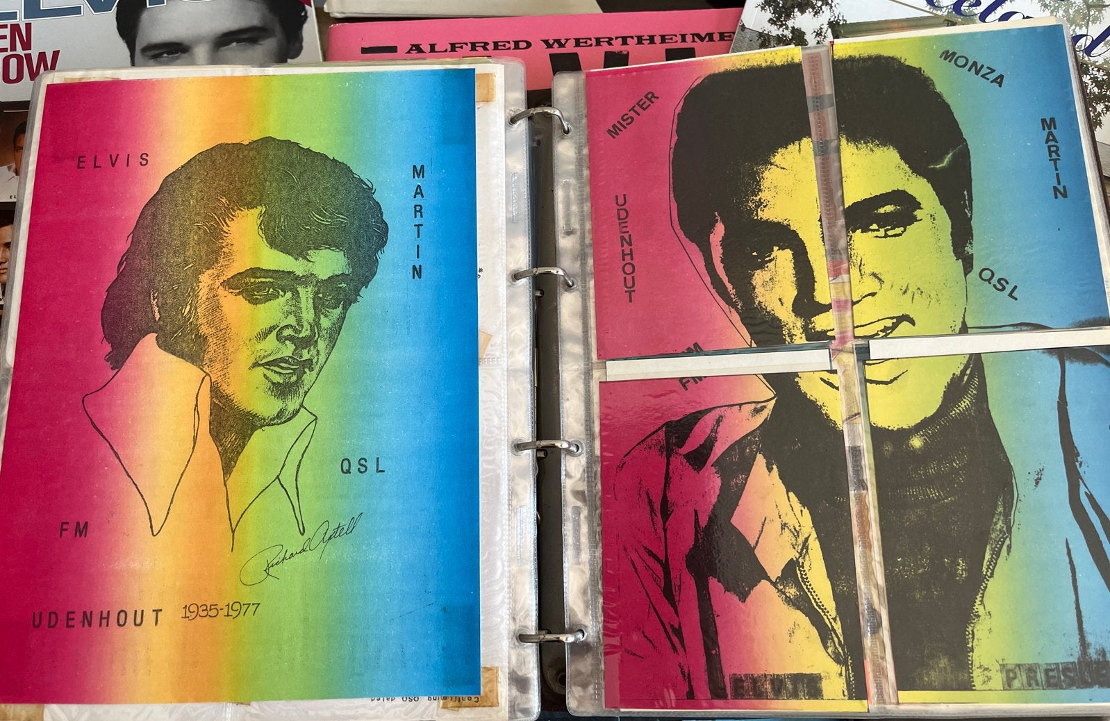 Elvis Presley CB QSL kaarten verzameling (320 stuks), Verzamelen, Ophalen of Verzenden, 1960 tot 1980, Gelopen, Muziek