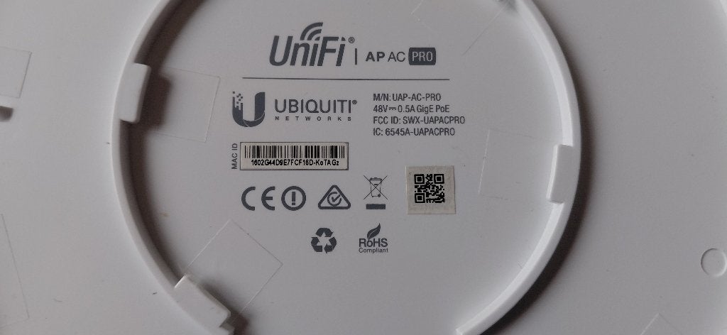 Ubiquiti unifi Access point AP AC PRO, Ophalen of Verzenden, Zo goed als nieuw, Ubiquiti UniFi