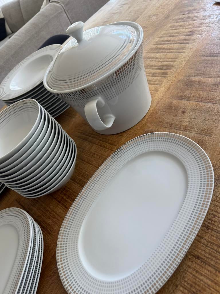 Kutahya porselein set, Antiek en Kunst, Antiek | Servies compleet, Ophalen of Verzenden